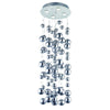 Azzardo Rain 4 Light Chrome Glass Balls Chandelier MD-9722B-4