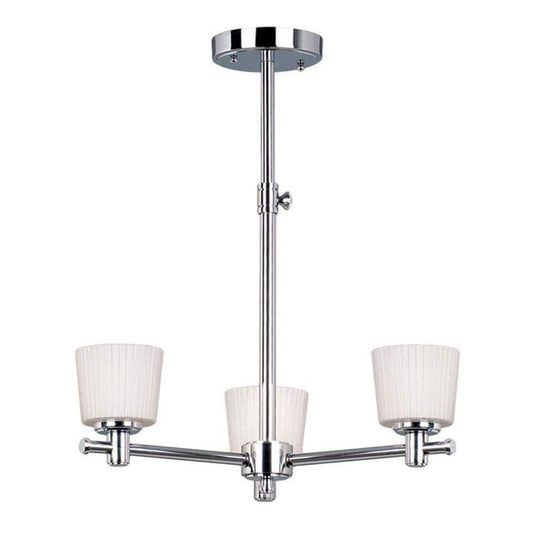 Elstead Binstead 3 Light Chrome Bathroom Chandelier BATH/BN3