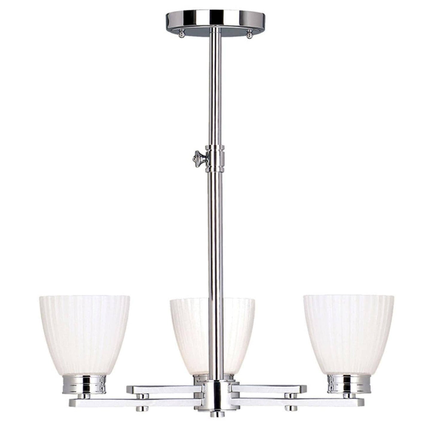 Elstead Wallingford 3 Light Chrome Bathroom Chandelier BATH/WL3