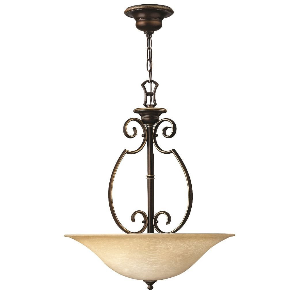 Hinkley Cello 3 Light Antique Bronze Pendant Chandelier HK/CELLO/P/B