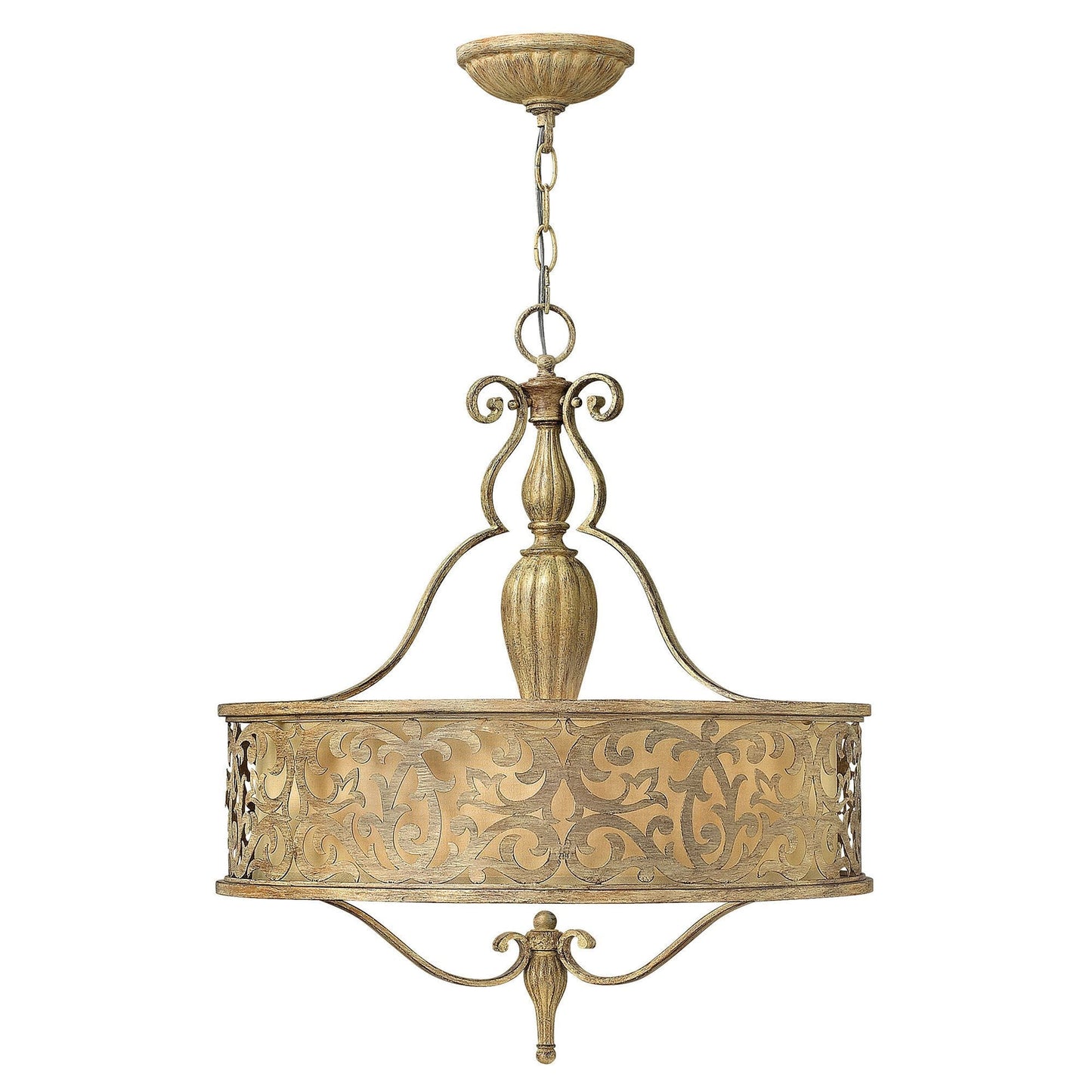 Hinkley Carabel 3 Light Brushed Champagne Chandelier HK/CARABEL/P/B