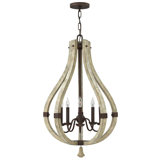 Hinkley Middlefield 5 Light Iron Rust Chandelier HK/MIDDLEFIELD5
