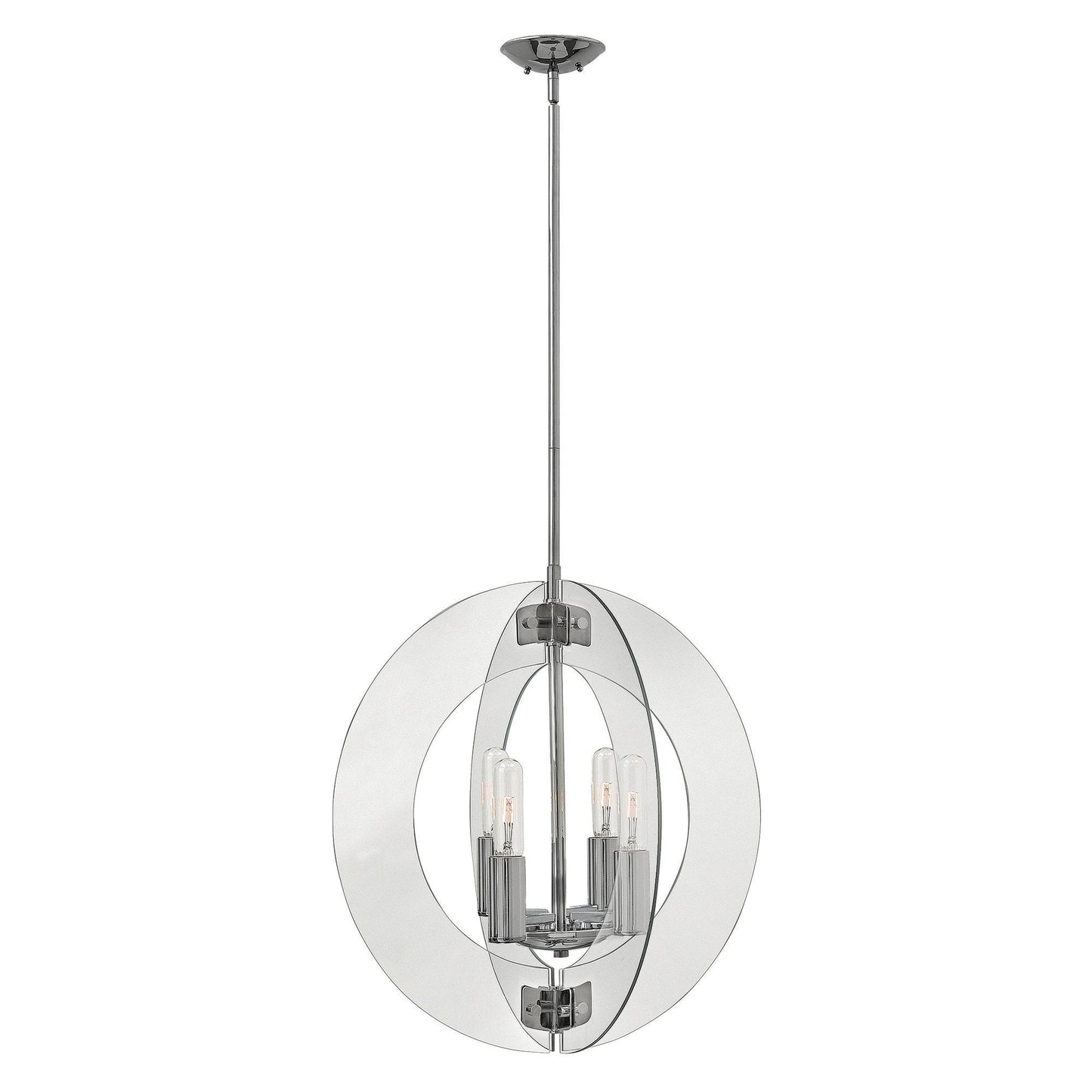 Hinkley Solstice 4 Light Polished Chrome Chandelier HK/SOLSTICE4