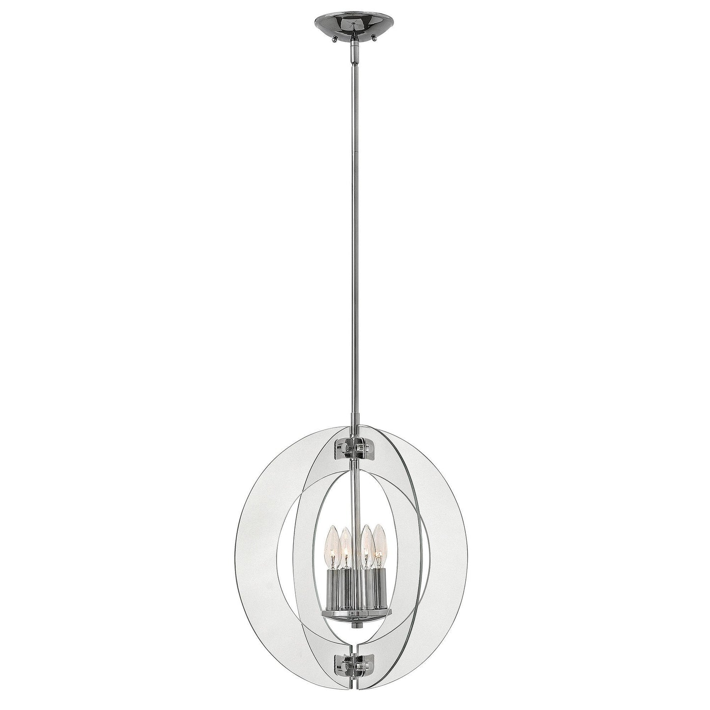 Hinkley Solstice 4 Light Polished Chrome Pendant Chandelier HK/SOLSTICE/P