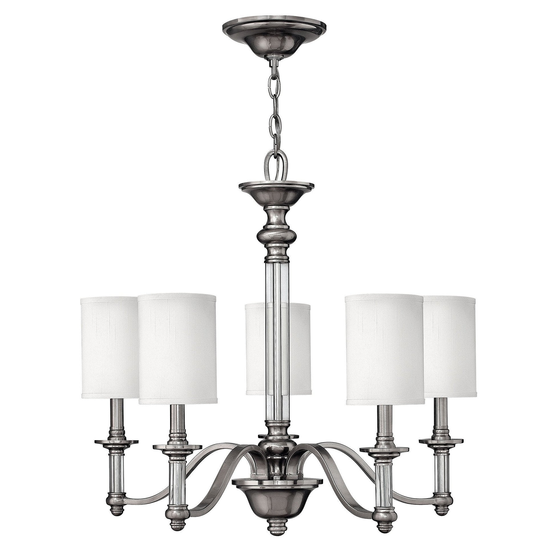 Hinkley Sussex 5 Light Brushed Nickel Chandelier HK/SUSSEX5