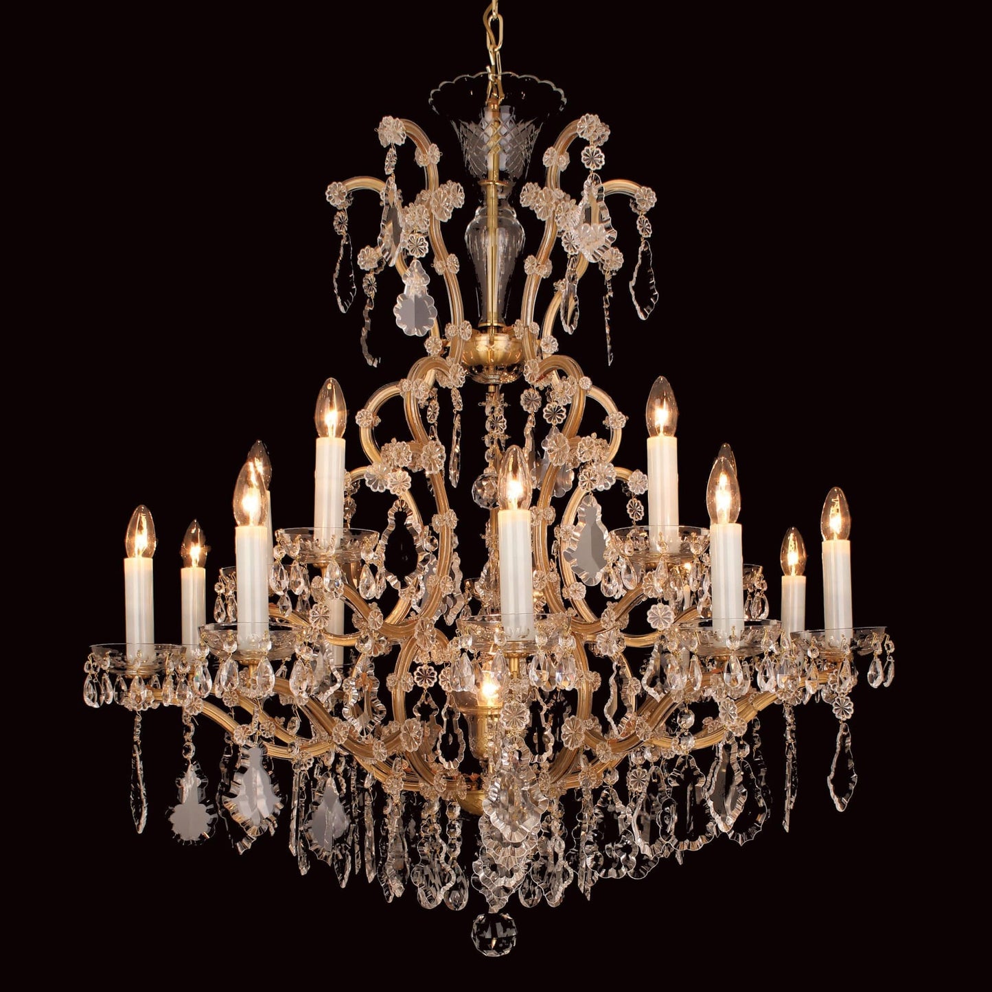 Impex Misto 16 Light Czech Preciosa Crystal Chandelier CB145311/16