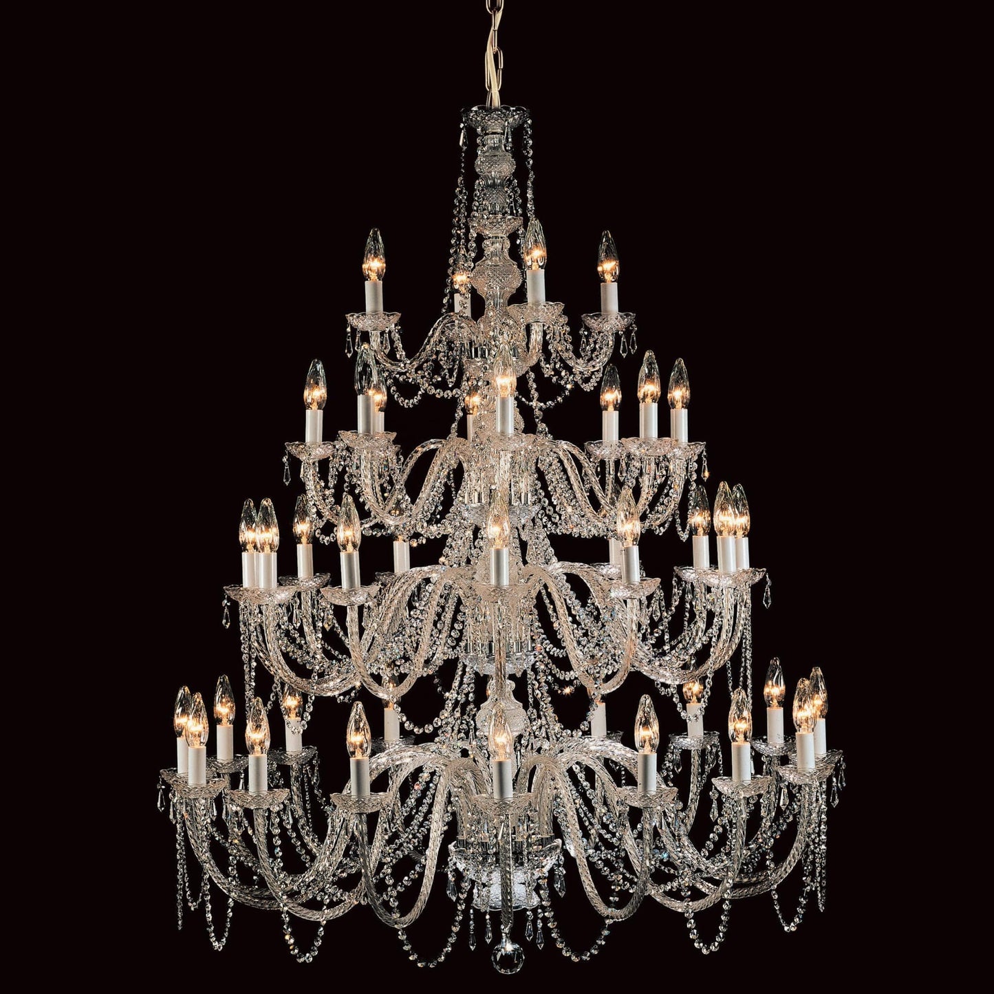 Impex Modra 40 Light Strass Crystal Georgian Chandelier CP06033/40/CH