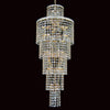 Impex Trento Crystal 11 Light Gold Cascade Chandelier CE00055/11/G
