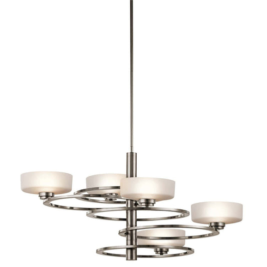 Kichler Aleeka 5 Light Wide Classic Pewter Chandelier KL/ALEEKA5B
