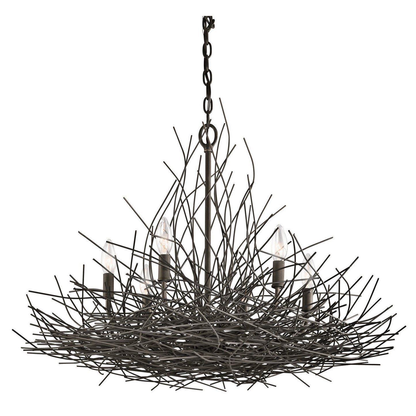 Kichler Organique 6 Light Olde Bronze Chandelier KL/ORGANIQUE6