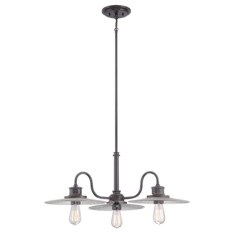 Quoizel Admiral 3 Light Imperial Bronze Chandelier QZ/ADMIRAL/3P IB
