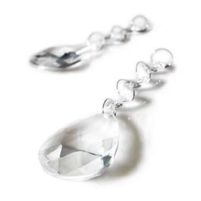 Wofi Arizona 5 Light Chrome Glass Crystal Chandelier Pendants 5225.05.01.0000