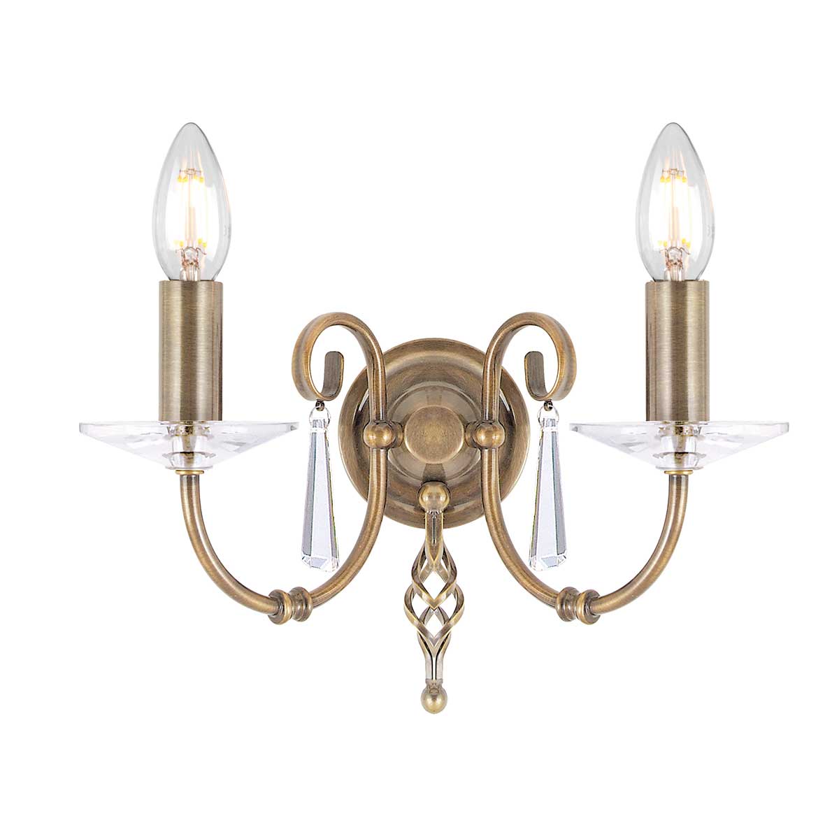 Elstead Aegean 2 Light Wall Light