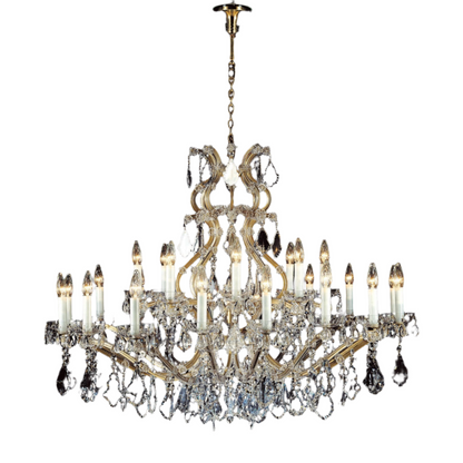 Impex Karlova 25 Light Marie Therese Crystal Chandelier