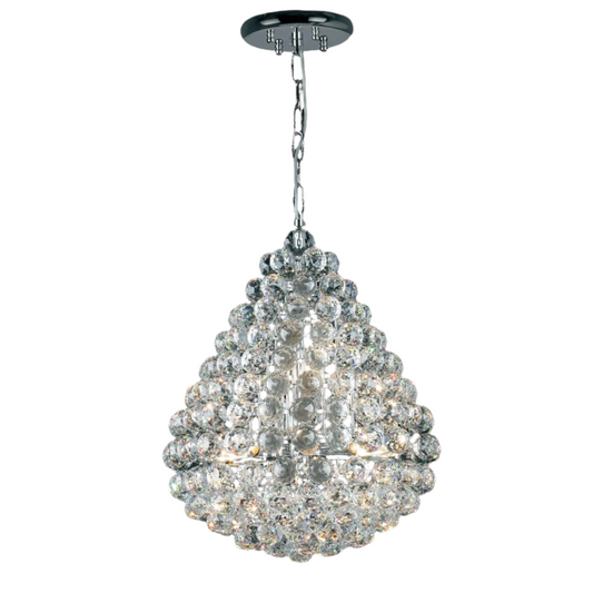 Impex Marseille 8 Light Lead Crystal Strass Chandelier