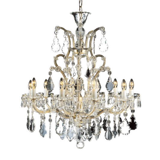 Impex Misto 11 Light Czech Preciosa Crystal Chandelier