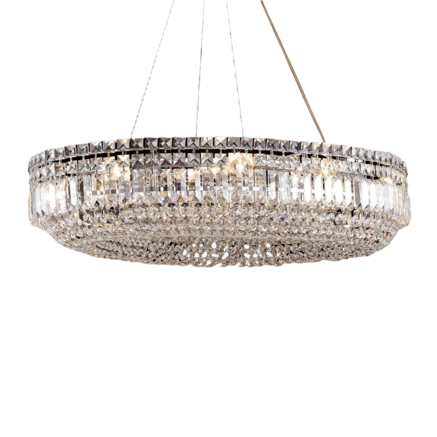 Impex Olovo 12 Light Lead Crystal Strass Chandelier