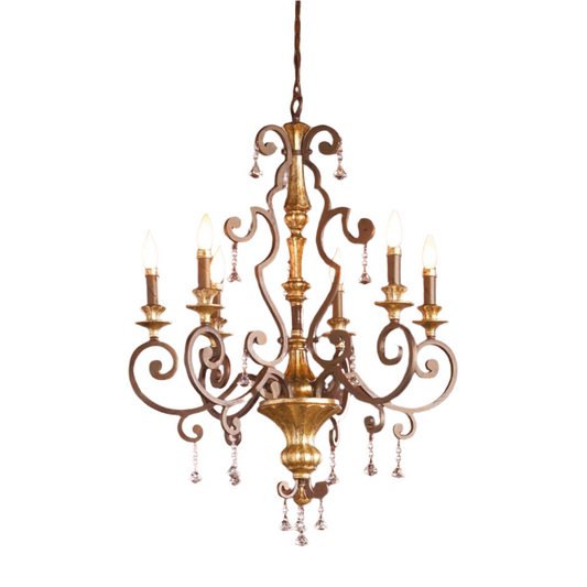 Quoizel Marquette 6 Light Heirloom Candle Chandelier