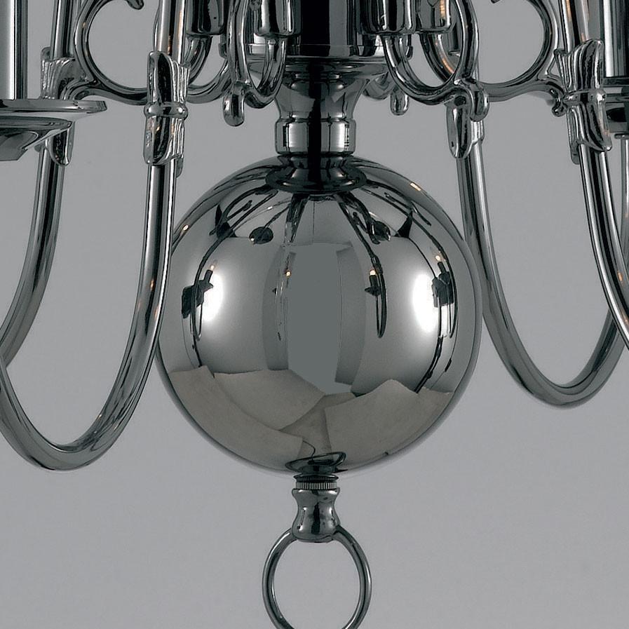 Impex Flemish 9 Light Candle Chandelier in Gun Metal BF00350/6+3/GM