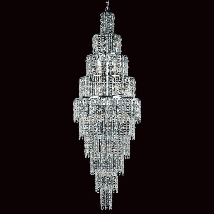 Impex New York 24 Light Glass Icicle Crystal Chandelier CF03220/24/CH
