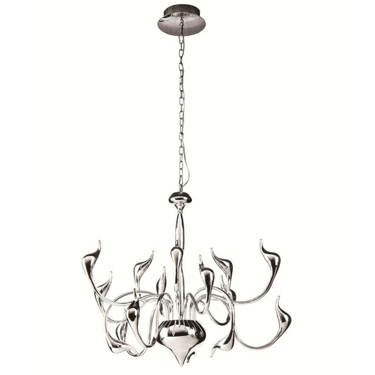 Azzardo Snake 15 Light Chrome Silver Pendant Chandelier MP-6230-15-CH