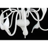 Azzardo Snake 15 Light Gloss White Pendant Chandelier Close Up Bottom MP-6230-15-WH