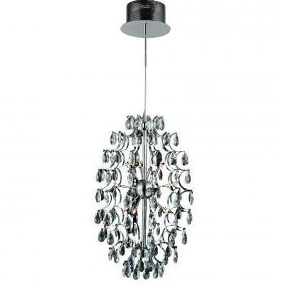 Azzardo Tears 6 Light Crystal Glass Pendant Chandelier MB80053-12