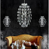 Azzardo Tears 6 Light Crystal Glass Pendant Chandelier Living Room MB80053-12