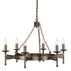 Elstead Cromwell 6 Light Old Bronze Candle Chandelier CW6 OLD BRZ