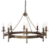 Elstead Cromwell 8 Light Old Bronze Candle Chandelier CW8 OLD BRZ