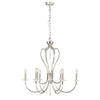 Elstead Pimlico 9 Light Silver Nickel Candle Chandelier PM9 PN