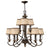 Hinkley Plymouth 9 Light Amber Old Bronze Chandelier