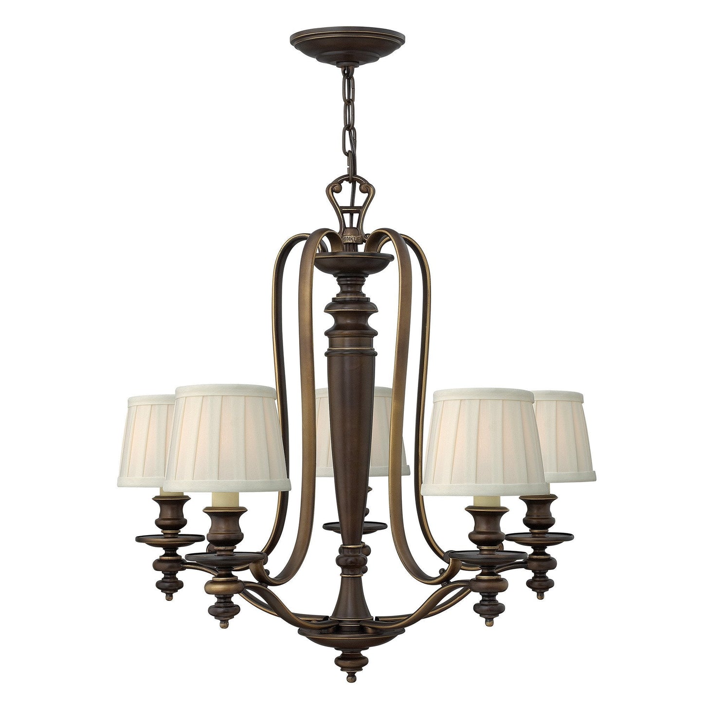 Hinkley Dunhill 5 Light Royal Bronze Chandelier HK/DUNHILL5