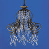 Impex Bell 1 Light Brass Strass Lead Crystal Chandelier ST00241/30/01/AB