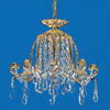 Impex Bell 1 Light Gold Strass Lead Crystal Chandelier ST00241/25/01/G