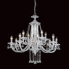 Impex Calgary 12 Light Chrome Crystal Candle Chandelier CF112151/12/CH