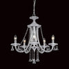 Impex Calgary 5 Light Chrome Crystal Candle Chandelier CF112151/05/CH