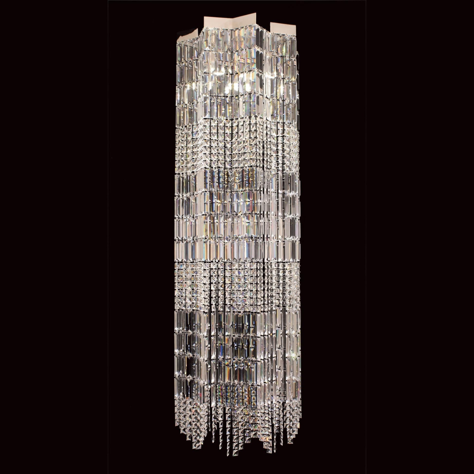 Impex Crystal Art 4 Light LED Star Crystal Chandelier ST005049/STAR/CH