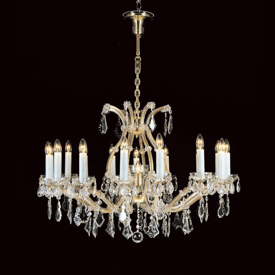 Impex Karlova 17 Light Marie Therese Crystal Chandelier