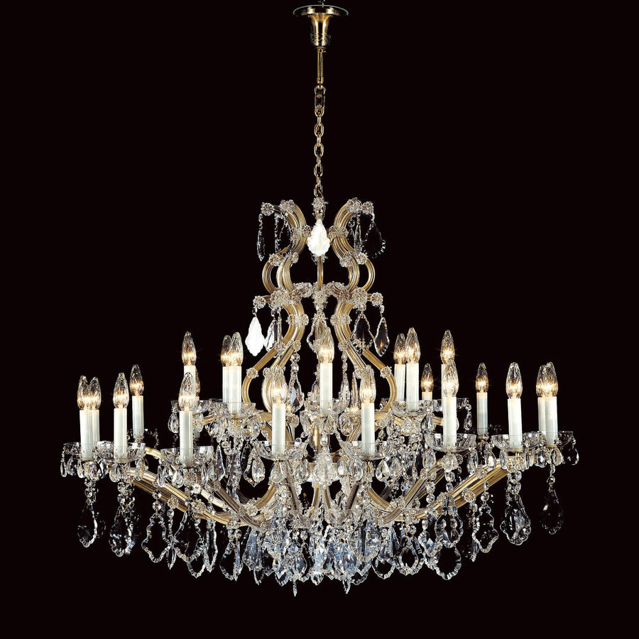 Impex Karlova 25 Light Marie Therese Crystal Chandelier CB145980/25