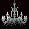 Impex Marie Therese 19 Light Chrome Crystal Chandelier CP00150/18+1/CH