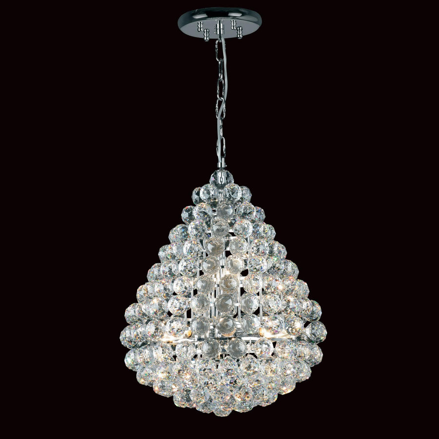 Impex Marseille 8 Light Lead Crystal Strass Chandelier