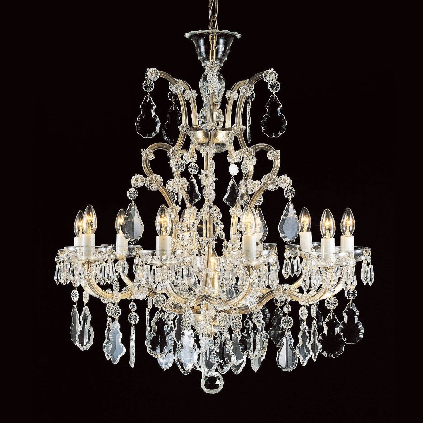 Impex Misto 11 Light Czech Preciosa Crystal Chandelier CB145310/11