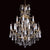 Impex Montmartre 13 Light French Gold Candle Chandelier