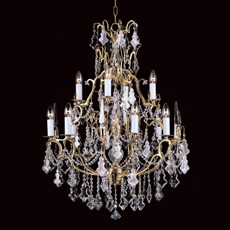 Impex Montmartre 13 Light French Gold Candle Chandelier CP00669/8+4+1/FG