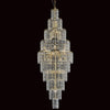 Impex New York 24 Light Gold Icicle Crystal Chandelier CF03220/24/G