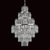 Impex New York Cascade 8 Light Glass Crystal Chandelier CF03220/08/CH