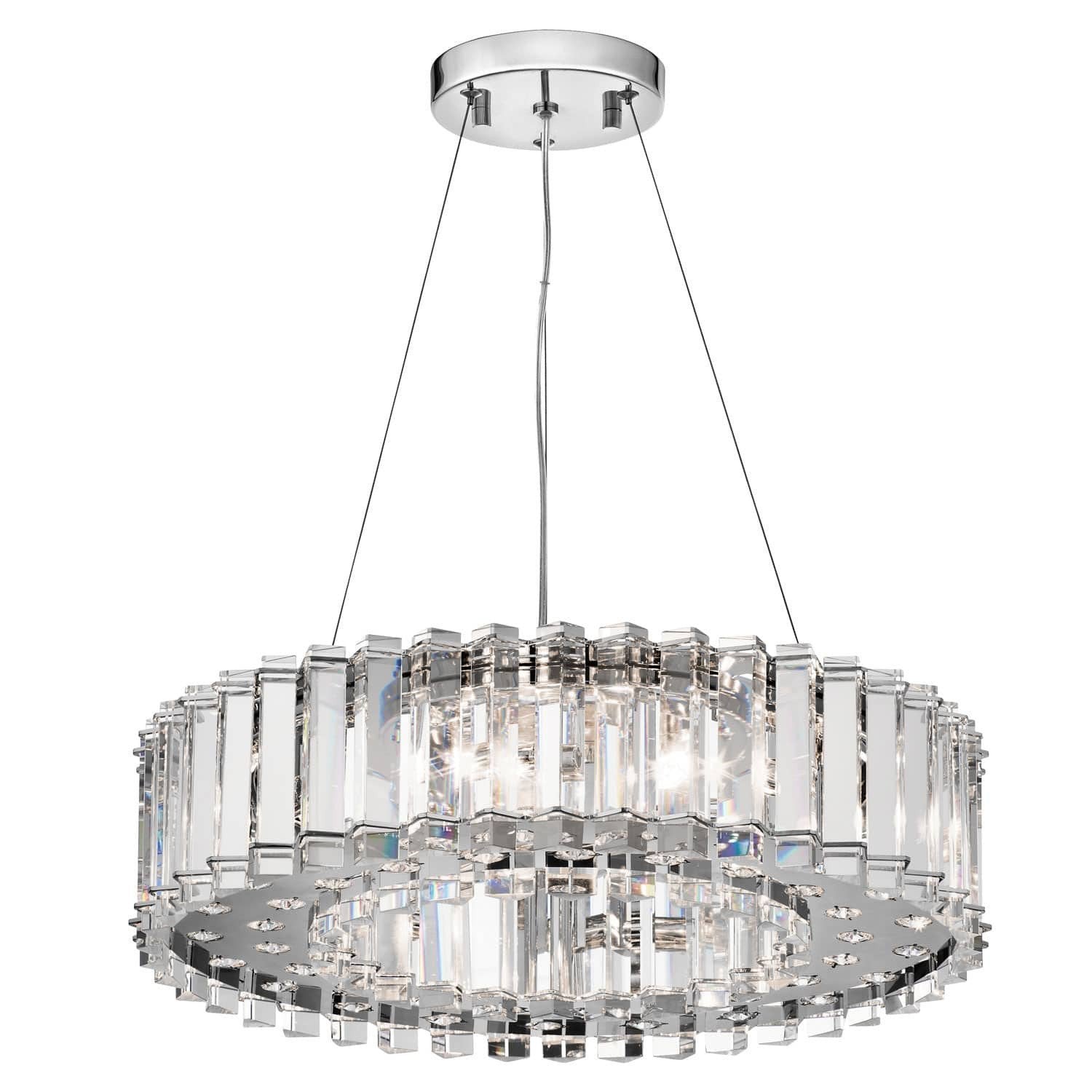 Kichler Crystal Skye 8 Light Chrome Crystal Chandelier KL/CRSTSKYE8