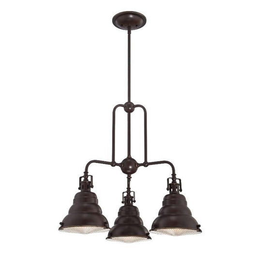 Quoizel East Vale 3 Light Palladian Bronze Chandelier QZ/EASTVALE3