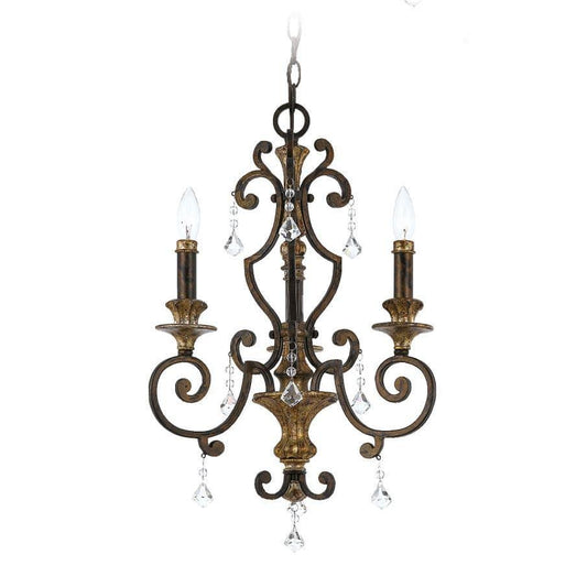 Quoizel Marquette 3 Light Heirloom Candle Chandelier QZ/MARQUETTE3